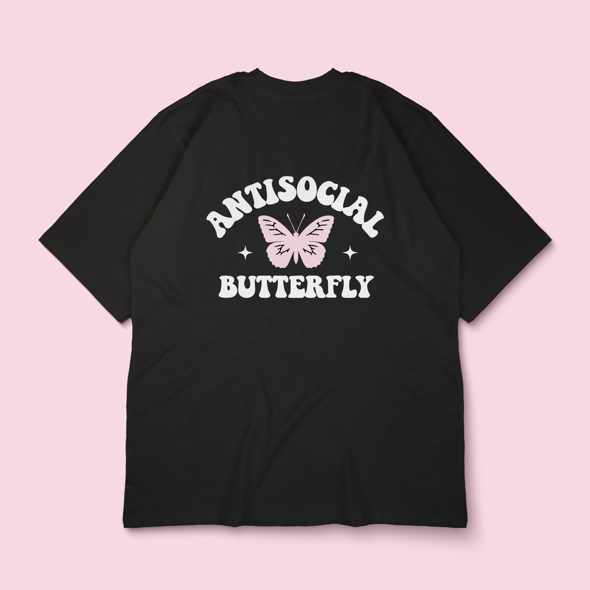 Anti-social Butterfly Oversized Tee