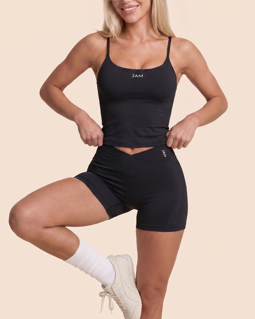 Sculpted V-Waist Shorts