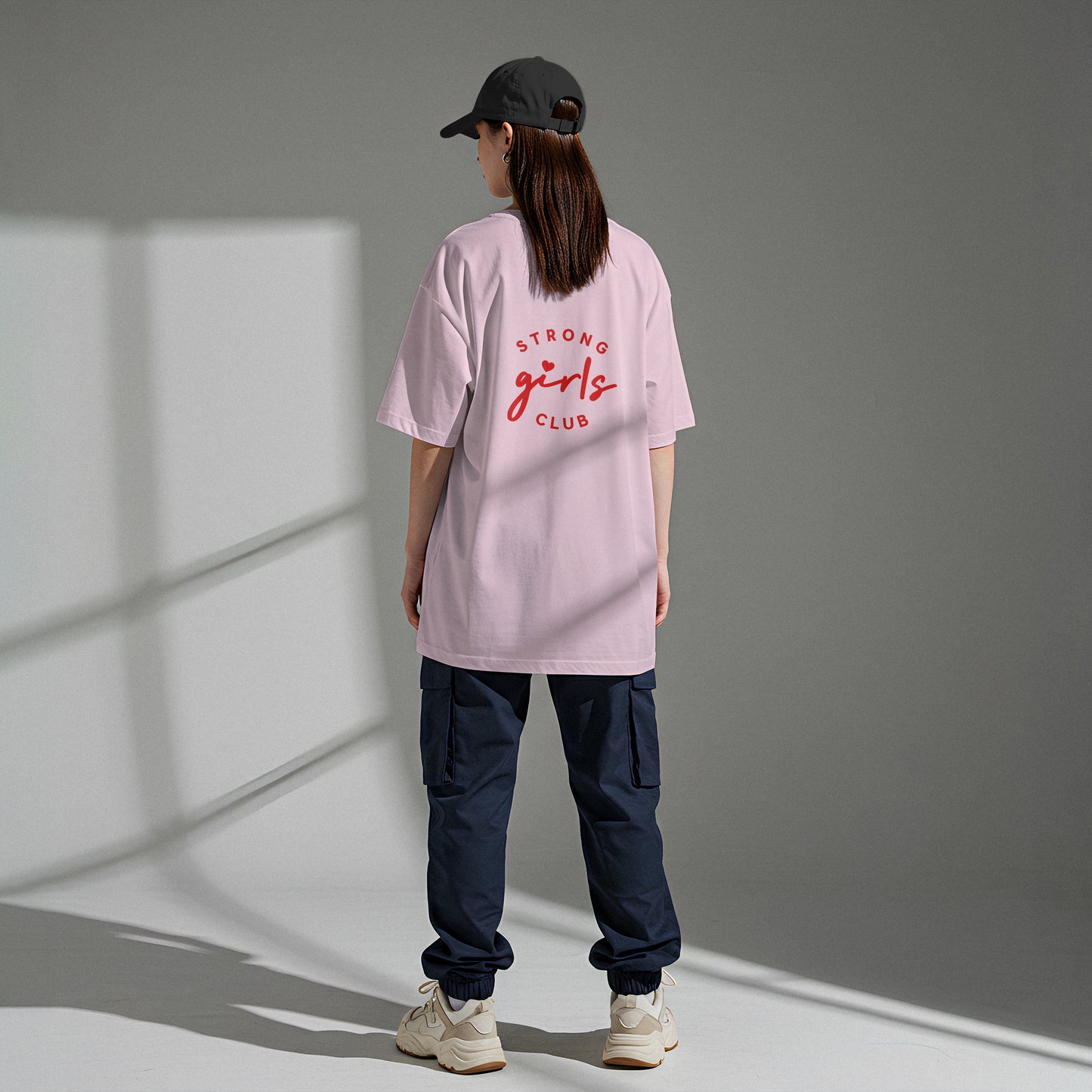 Strong Girl Oversized Tee