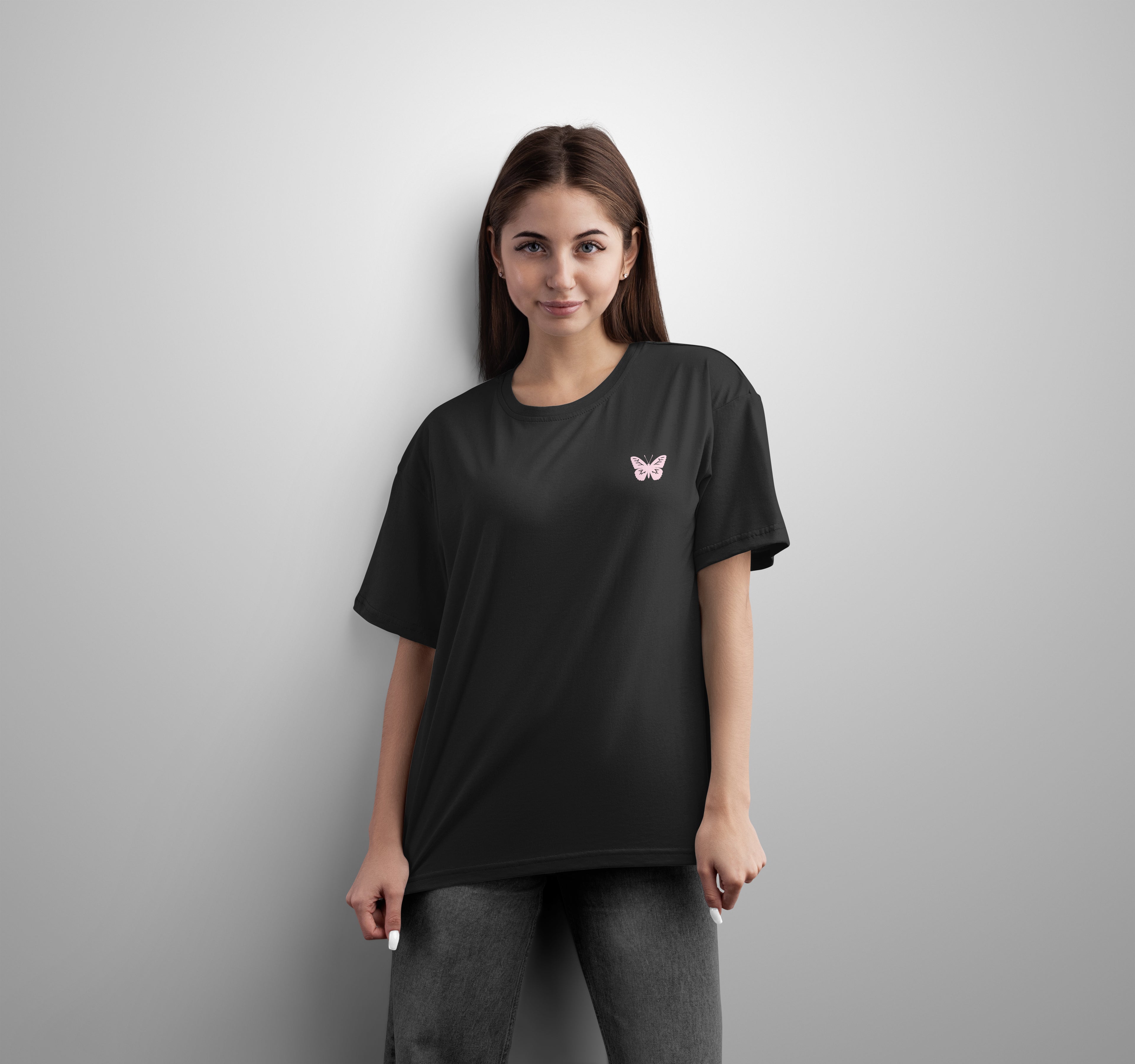 Anti-social Butterfly Oversized Tee